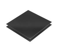 sourcing map 2 Pcs 3K Carbon Fiber Plate Panel Sheets, 240 x 240 x 2.5mm Carbon Fiber Board Plate Flexible for RC Aircraft, Model Car, Auto Parts (Plain Bright)