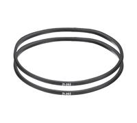 sourcing map 2 Pcs 3L293 Classic Wrapped Rubber V-Belt, 29"(744mm) Outside Circumference, 3L Profile V Belt 3/8" Width 7/32" Height