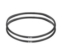 sourcing map 2 Pcs 3L300 Classic Wrapped Rubber V-Belt, 30"(762mm) Outside Circumference, 3L Profile V Belt 3/8" Width 7/32" Height