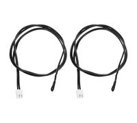 sourcing map 2 Pcs 5K NTC Thermal Sensor Probe, Epoxy Sensitive Temperature Sensor Probe 17.7 Inch Digital Thermometer Extension Cable Temp Sensor
