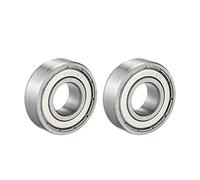 sourcing map 2 Pcs 6202Z Deep Groove Ball Bearing Single Shield 15mmx35mmx11mm