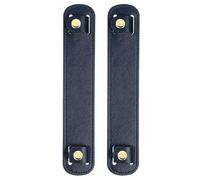 sourcing map 2 Pcs 8.98x1.65 Inch Leather Shoulder Strap Pad, Detachable Non-Slip Strap Covers for Tote Bags Backpacks Handbags, Dark Blue