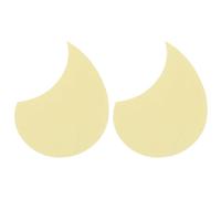 sourcing map 2 Pcs Acoustic Guitar Pickguard Guitar Guard Plate Fit 36 Inch Self Adhesive Right Handed Acoustic-Electric Guitar Parts 98x134mm Water Drop Shape Transparent