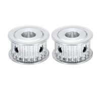 sourcing map 2 Pcs Aluminium Timing Pulley, 20 Teeth 10mm Bore Synchronous Wheel Timing Belt Pulley 5mm Pitch 16mm Slot Width for Belt, CNC Machine, 3D Printer