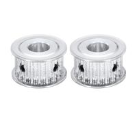 sourcing map 2 Pcs Aluminium Timing Pulley, 20 Teeth 12mm Bore Synchronous Wheel Timing Belt Pulley 5mm Pitch 16mm Slot Width for Belt, CNC Machine, 3D Printer