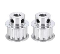 sourcing map 2 Pcs Aluminium Timing Pulley, XL 12 Teeth 7mm Bore Synchronous Wheel Timing Belt Pulley 5.08mm Pitch 11mm Slot Width for Belt, CNC Machine, 3D Printer