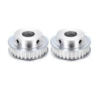 sourcing map 2 Pcs Aluminium Timing Pulley, XL 30 Teeth 16mm Bore Synchronous Wheel Timing Belt Pulley 5.08mm Pitch 11mm Slot Width for Belt, CNC Machine, 3D Printer