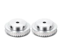 sourcing map 2 Pcs Aluminium Timing Pulley, XL 40 Teeth 8mm Bore Synchronous Wheel Timing Belt Pulley 5.08mm Pitch 11mm Slot Width for Belt, CNC Machine, 3D Printer