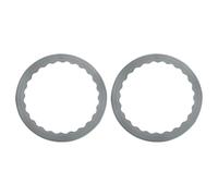 sourcing map 2 Pcs Bar Stool Leg Protectors Ring Non Slip Silicone Chair Leg Floor Protector for 14.5" to 16.5" Round Base Pads Bottom Protect Wooden Floor No Scratches No Noise, Grey