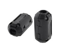 sourcing map 2 Pcs Black Noise Reduce Ferrite Core Filter Cable Clip for 6mm Dia Cable