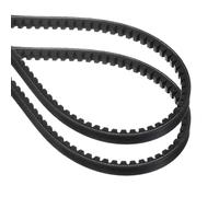 sourcing map 2 Pcs BX32 EPDM V-Belt, Raw Edge Cogged Industrial Rubber V Belt 0.67" Width x 32" Inside Circumference