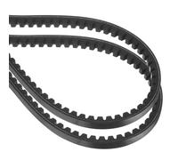 sourcing map 2 Pcs BX62 EPDM V-Belt, Raw Edge Cogged Industrial Rubber V Belt 0.67" Width x 62" Inside Circumference