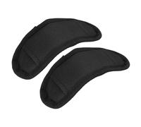 sourcing map 2 Pcs Camera Shoulder Strap Pad, 7"x 2.7" Nylon Universal Ultra Thick Vest Backpack Strap Replacement Foam Mesh Pads - Breathable Removable Anti-Slip for Luggage/Backpack, Black