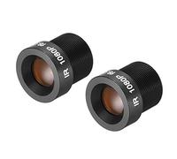 sourcing map 2 Pcs CCTV Camera Lens 8mm Focal Length 1080P F2.0 1/3 Inch Wide Angle for CCD Camera