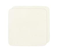 sourcing map 2 Pcs Chamois Cloth for Car 15cm x 15cm Square Natural Shammy Car Drying Towel Superb Absorbent Drying Cleaning Cloth for Glass Paint Care Mirrors Windows, White