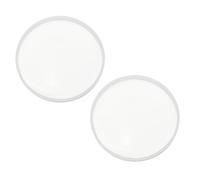 sourcing map 2 Pcs Coaster Silicone Casting Mould, 13x13cm/5.2x5.2in Round Shape Epoxy Casting Resin Mould Tools for Resin Coaster Home Decor DIY Craft Handmade Colorful Amber Handicraft