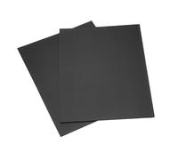 sourcing map 2 Pcs Corrugated Plastic Sheet, 4mm Black Corrugated Plastic Boards 16 x 16 Inch Blank Waterproof Yard Signs for DIY Crafts, Guidepost, Party Decorations