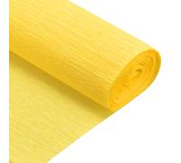 sourcing map 2 Pcs Crepe Paper Roll 6.9ft Long 20 Inch Wide for Wedding Ceremony Various Large Festivals Decoration, Apricot Yellow