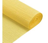 sourcing map 2 Pcs Crepe Paper Roll 6.9ft Long 20 Inch Wide for Wedding Ceremony Various Large Festivals Decoration, Yellow