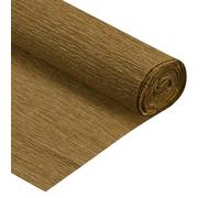 sourcing map 2 Pcs Crepe Paper Roll 6.9ft Long 20 Inch Wide for Wedding Ceremony Various Large Festivals Decoration, Brown