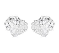 sourcing map 2 Pcs Crystal Decorative Ornaments, 1.2" H Chinese Feng Shui Crystal Figurine Mini Pi Xiu Collectible Decor for Table Home Hanging Decorations, Transparent