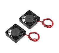 sourcing map 2 Pcs DC12V Brushless Cooling Fan DC12V 0.12A 40x40x10mm 2Pin 2Wire High Speed Quiet for 3D Printer Computer Case Video Equipment DIY Ventilation Project 1500-2200RPM