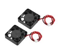 sourcing map 2 Pcs DC24V Brushless Cooling Fan DC24V 0.12A 40x40x10mm 2Pin 2Wire High Speed Quiet for 3D Printer Computer Case Video Equipment DIY Ventilation Project 1200-2000RPM