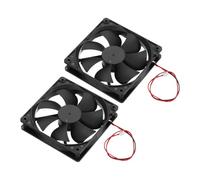 sourcing map 2 Pcs DC24V Brushless Cooling Fan DC24V 0.2A 120x120x25mm 2Pin 2Wire High Speed Quiet for 3D Printer Computer Case Video Equipment DIY Ventilation Project 2500-3800RPM