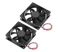 sourcing map 2 Pcs DC24V Brushless Cooling Fan DC24V 0.6A 90x90x25mm 2Pin 2Wire High Speed Quiet for 3D Printer Computer Case Video Equipment DIY Ventilation Project 2500-3800RPM