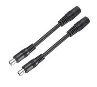 sourcing map 2 Pcs DC5521 to DC8020 Adapter Cable, 20A DC5521 Female to DC8020 Male Connector Cable for Portable Power Station, Solar Panel, Solar Generator