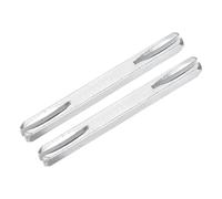 sourcing map 2 Pcs Door Knob Spindle, 90mm Long Spare Door Handle Spindle Bar, Square Doors Handle Parts Lock Replacement Part for Furniture Assembly, DIY Projects, Silver Tone