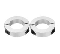 sourcing map 2 Pcs Double Split Shaft Collar, 55mm Bore Two Piece Clamping Collar 95mm OD 22mm Thickness, Aluminum Alloy Set Screw Split Collar