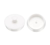 sourcing map 2 Pcs Drain Stopper, Silicone Bathtub Stopper 50mm to 52mm Kitchen Sink Drain Stopper Bathroom Drain Plug with Handle for Laundry, Sink, Shower, Washbasin Cover