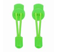 sourcing map 2 Pcs Elastic Shoe Laces, No Tie Shoelaces for Adults, Shoe Laces Buckle Lock for Sneakers Tennis Shoes, Neon Green