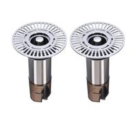 sourcing map 2 Pcs Extended Anti Odor Shower Floor Drain, 4.3" H Stainless Steel Shower Drain Backflow Preventer, Stainless Steel Hair Catcher for Bathroom Bathtub Laundry Room Kitchen, Gray