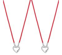 sourcing map 2 Pcs Eyeglass Holder Necklace Ring, Anti-Lost Sunglasses Neck Strap Eyeglasses Chain Holder Soft Portable Eye Glasses Lanyard with Alloy Heart Ring for Women and Men, Red