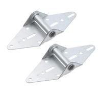 sourcing map 2 Pcs Garage Door Hinge #1 Hinge, 14 Gauge Steel with Galvanized Finish Garage Door Replacement Hinge