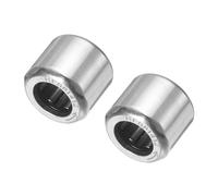 sourcing map 2 Pcs HF081412 Needle Roller Bearings One Way Bearing 8x14x12mm, Chrome Steel Bearing