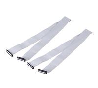 sourcing map 2 Pcs IDC Flat Ribbon Cable, 2.54mm Pitch 50mm Width 100cm Long 40 Pin FC to FC Flat Ribbon Connector Jumper Wire for PC, LED Displays