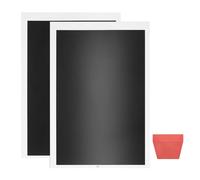 sourcing map 2 Pcs Laser Engraving Paper, 39 x 27cm Laser Marking Paper, Black Laser Paper Blank with Scraper for Metal, Ceramics, Glass, Fiber Laser Marking