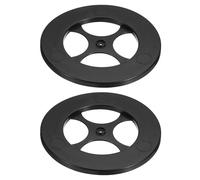 sourcing map 2 Pcs Lazy Susan, 7 Inch Turntable Organizer 360 Degree Rotating Ball Bearing Turntable Organizer with Base for Kitchen Cabinet Pantry Organization and Storage, Black