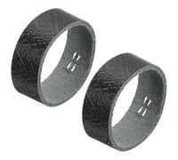 sourcing map 2 Pcs Leather Belt Loop Keeper for 1.42 Inch Wide Belt, Belt Strap Ring, Belt Band Replacement Strap Holder Belt Accessories for Ratchet Belts Dress Belts, Black, 4.13x0.59inch