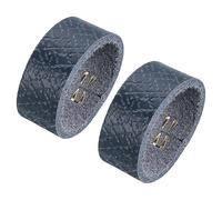 sourcing map 2 Pcs Leather Belt Loop Keeper for 1.57 Inch Wide Belt, Belt Strap Ring, Belt Band Replacement Strap Holder Belt Accessories for Ratchet Belts Dress Belts, Dark Blue, 4.53x0.39inch