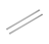 sourcing map 2 Pcs Linear Motion Rod Shaft Guide 10mm x 250mm (0.394" x 9.84") Case Hardened Steel Chrome Plated, Metric Linear Rail Rod for 3D Printer, CNC Machine