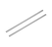sourcing map 2 Pcs Linear Motion Rod Shaft Guide 10mm x 300mm (0.394" x 11.8") Hardened Chrome Plated Steel Linear Rail Rod for 3D Printer, CNC Machine