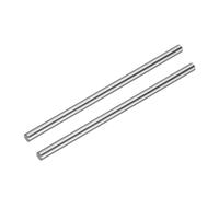 sourcing map 2 Pcs Linear Motion Rod Shaft Guide 8mm x 180mm (0.315" x 7.1") Hardened Chrome Plated Steel Linear Rail Rod for 3D Printer, CNC Machine