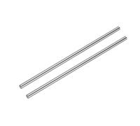 sourcing map 2 Pcs Linear Motion Rod Shaft Guide 8mm x 250mm (0.315" x 9.84") Hardened Chrome Plated Steel Linear Rail Rod for 3D Printer, CNC Machine