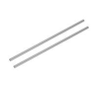 sourcing map 2 Pcs Linear Motion Rod Shaft Guide 8mm x 300mm (0.315" x 11.8") Case Hardened Steel Chrome Plated, Metric Linear Rail Rod for 3D Printer, CNC Machine