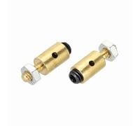 sourcing map 2 Pcs Linkage Stoppers Connecting Servo Arm, D4x1.2mm Adjustable Push Rod with Nut and Screw for RC Airplane RC Car Control Board