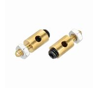 sourcing map 2 Pcs Linkage Stoppers Connecting Servo Arm, D4x1.8mm Adjustable Push Rod with Nut and Screw for RC Airplane RC Car Control Board
